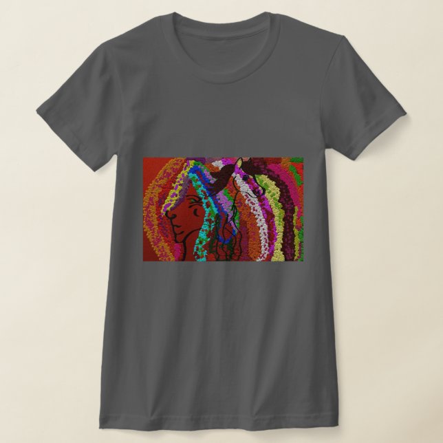 Camiseta Beleza e seu cavalo Jolly (Postura )