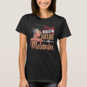 Camiseta Beleza Em Cada Soma De Mulheres Negras Melaninas