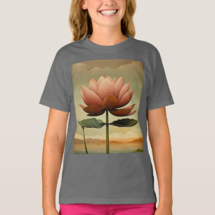 Camiseta "Beleza Floral, Beleza Estática, Meninas de Vida"
