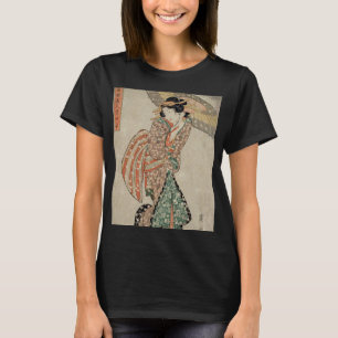 Camiseta Beleza moderna em uma tempestade de neve -
