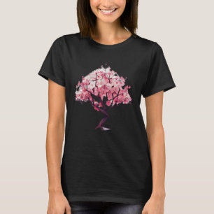 Camiseta Beleza na árvore Bloom da Vida, árvore geométrica