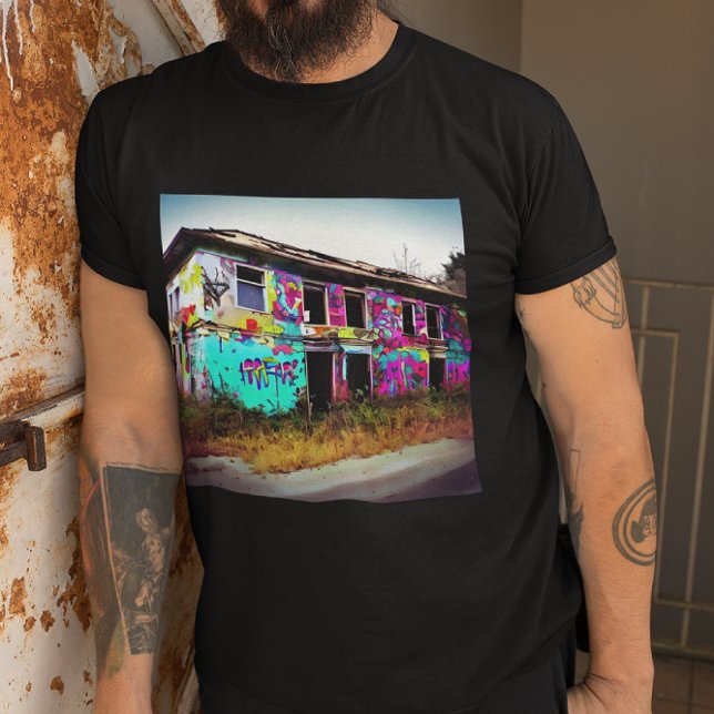 Camiseta Beleza na destruição | Casa abandonada (Criador carregado)