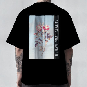 Camiseta Beleza Não Natural Rosa Vintage Moderno Estética T