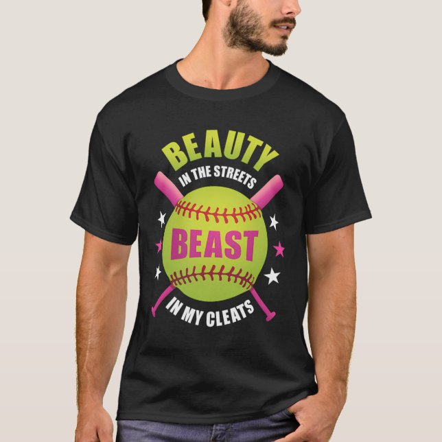Camiseta Beleza Nas Ruas Bastam Em Meu Softball Limpo (Frente)