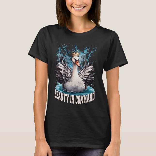 Camiseta BELEZA NO COMANDO Mulheres Negras (Frente)