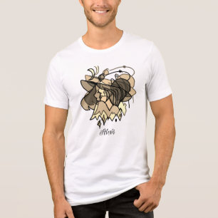 Camiseta Beleza Personalizada da Camisa-T de Escovas