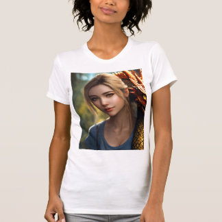 Camiseta **"Beleza Radiante: Tee de Mulher Empoderada"**