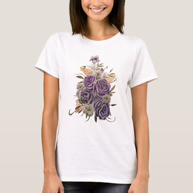 Camiseta Beleza Roxa (Frente)