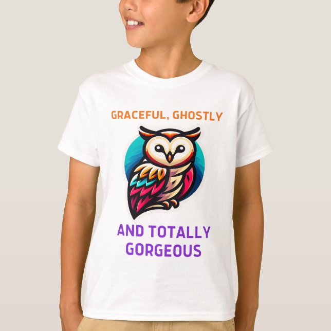 Camiseta Beleza Silenciosa da Coruja Bran (Frente)