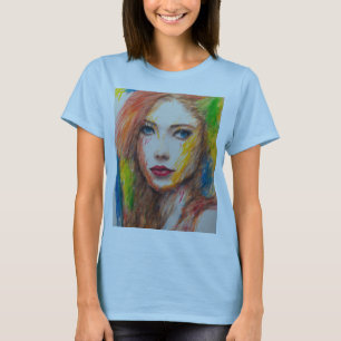 Camiseta "Beleza Whimsical: Rapariga na Arte"
