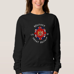 Camiseta BELFAST Irlanda do Norte Grã-Bretanha Orgulho Brit