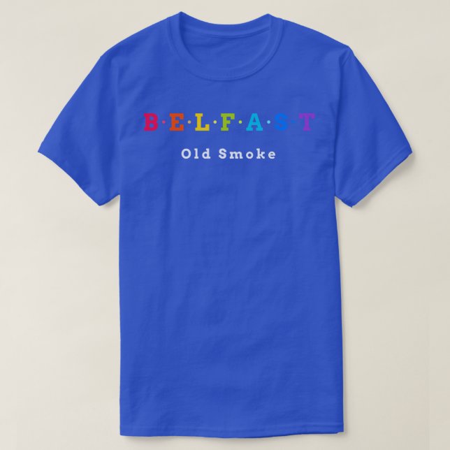 Camiseta Belfast Old Smoke (Frente do Design)