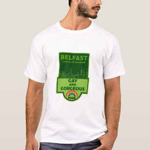 Camiseta Belfast Orgulho gay - Brighton Ireland LGBT -
