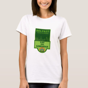 Camiseta Belfast Orgulho gay - Brighton Ireland LGBT -