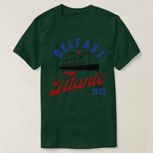 Camiseta Belfast Titanic (Frente do Design)