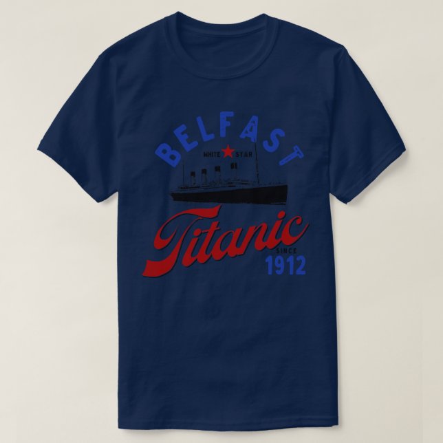 Camiseta Belfast Titanic (Frente do Design)
