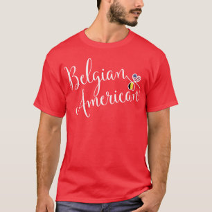 Camiseta belga dos corações de Entwinted do