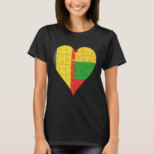 Camiseta Belga Flag Heart
