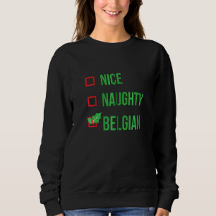 Camiseta Belga Funny Bélgica Pajama Natal