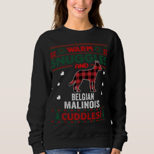 Camiseta Belga Malinois Dog Lover Xmas Oferece Natal Útil