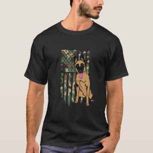 Camiseta Belga Malinois Militares Co Americano Flag Ca