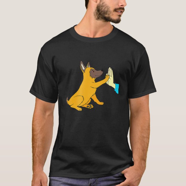Camiseta Belga Malinois Puppy (Frente)