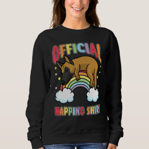 Camiseta Belga Malinois Rainbow Pajamas Dog Shirt