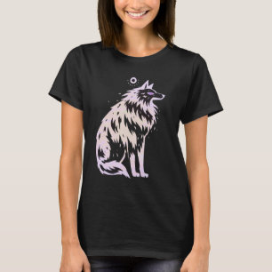 Camiseta Belga Malinois X Rouco Cachorro Rosa Stencil Belus