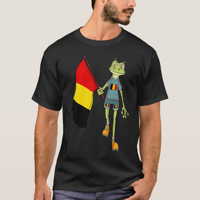 Camiseta Belgian Fan Frog (Frente)