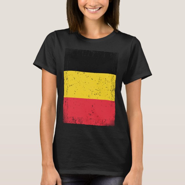 Camiseta Belgian Flag Belgium (Frente)