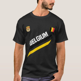 Camiseta Belgian Football Soccer Ball Travel Jersey Allez L