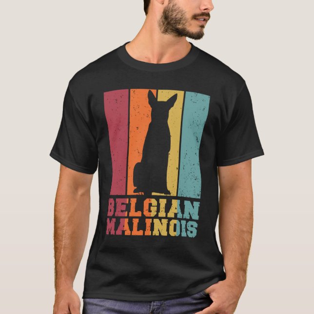 Camiseta Belgian Malinois Vintage (Frente)
