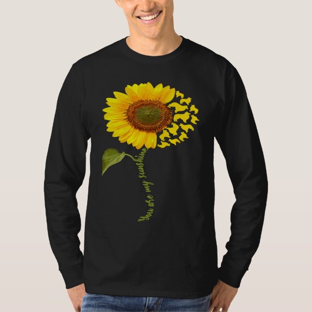 Camiseta Belgian Tervuren Sunflower (Frente)