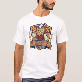 Camiseta Belgian Waffle University Athletic Logo Ajay