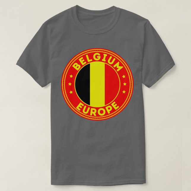 Camiseta Bélgica (Frente do Design)