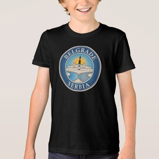 Camiseta Belgrado Sérvia Europa Oriental (Frente)