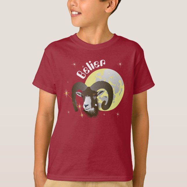 Camiseta Bélier 21 mars au 20 avril (Frente)