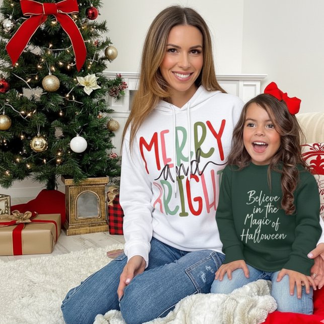 Camiseta Believe in the Magic of Halloween Typography (Believe in the Magic of Halloween Typography Sweatshirt)