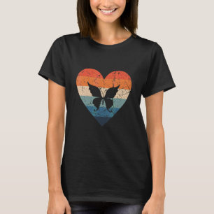 Camiseta belíssima borboleta retrô vintage anos 70 60 larei