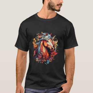 Camiseta belíssima ilustração de cavalo Crea de Ideia Selva