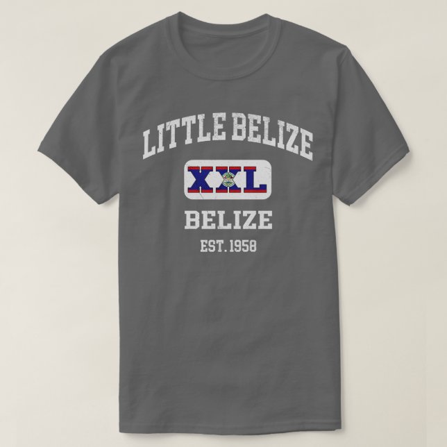 Camiseta Belize Belize XXL design 1 atlético (Frente do Design)