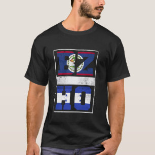 Camiseta Belize e Honduras Misturam Patrimônio Beliziano Ho