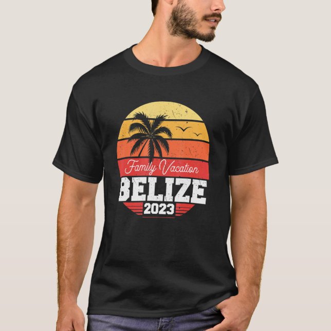 Camiseta Belize Family Vacation 2023 Matching Holiday Summe (Frente)