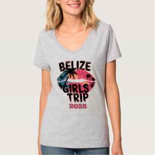 Camiseta Belize Girls Trip Adventure Tropical