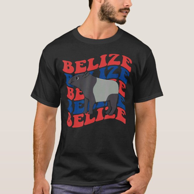 Camiseta Belize Independence Day 21 Sep Tapirus Bairdii (Frente)