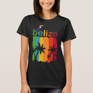 Camiseta Belize Poster de viagens T Shrit, Viagem de Cruise