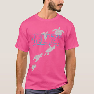 Camiseta Belize Tartarugas Do Mar Scuba Mergulhando Com Tar