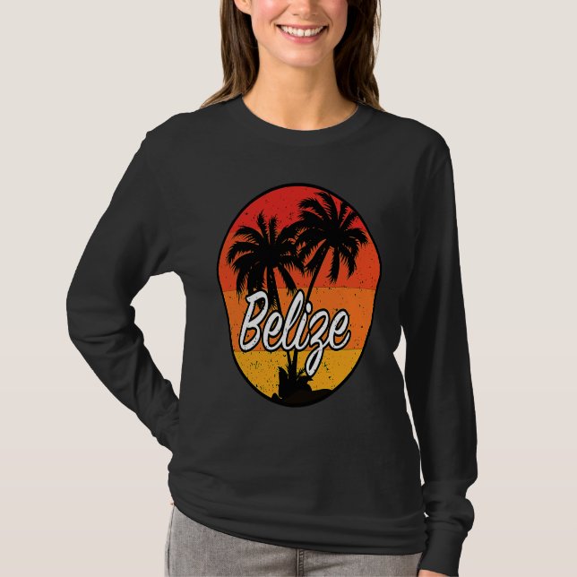 Camiseta Belize Vacation Travel Souvenir (Frente)