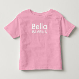 Camiseta Bella Bambina Italiana Siciliana