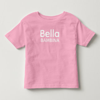 Camiseta Bella Bambina Italiana Siciliana